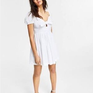 Bar III white babydoll dress 🤍